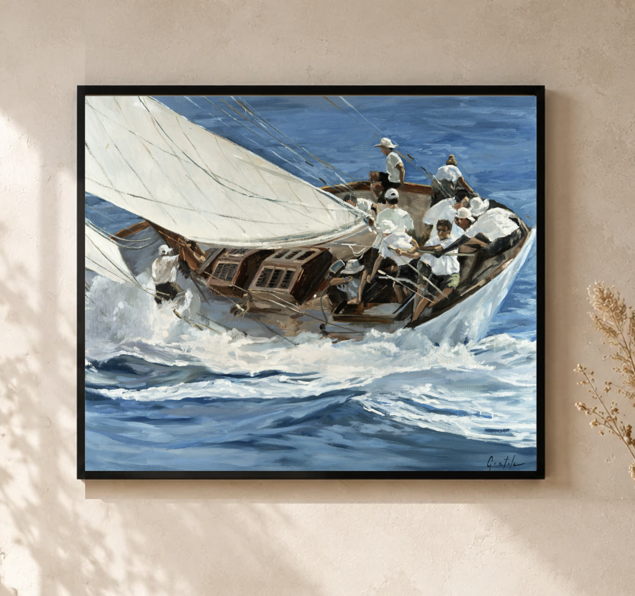 Tirage d'art - Equipage en haute mer