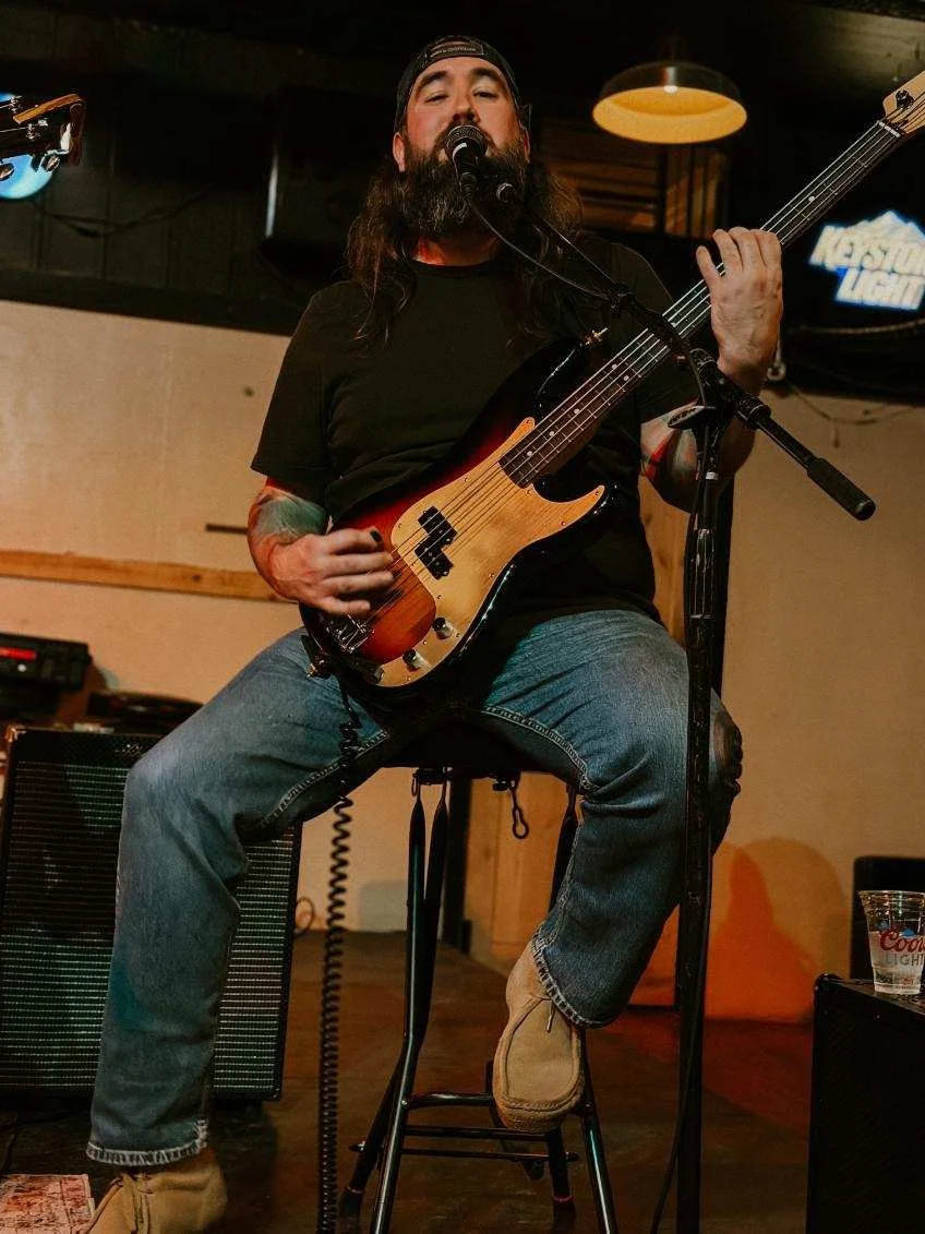 Musician Kyle performing with Dave Nudo Band