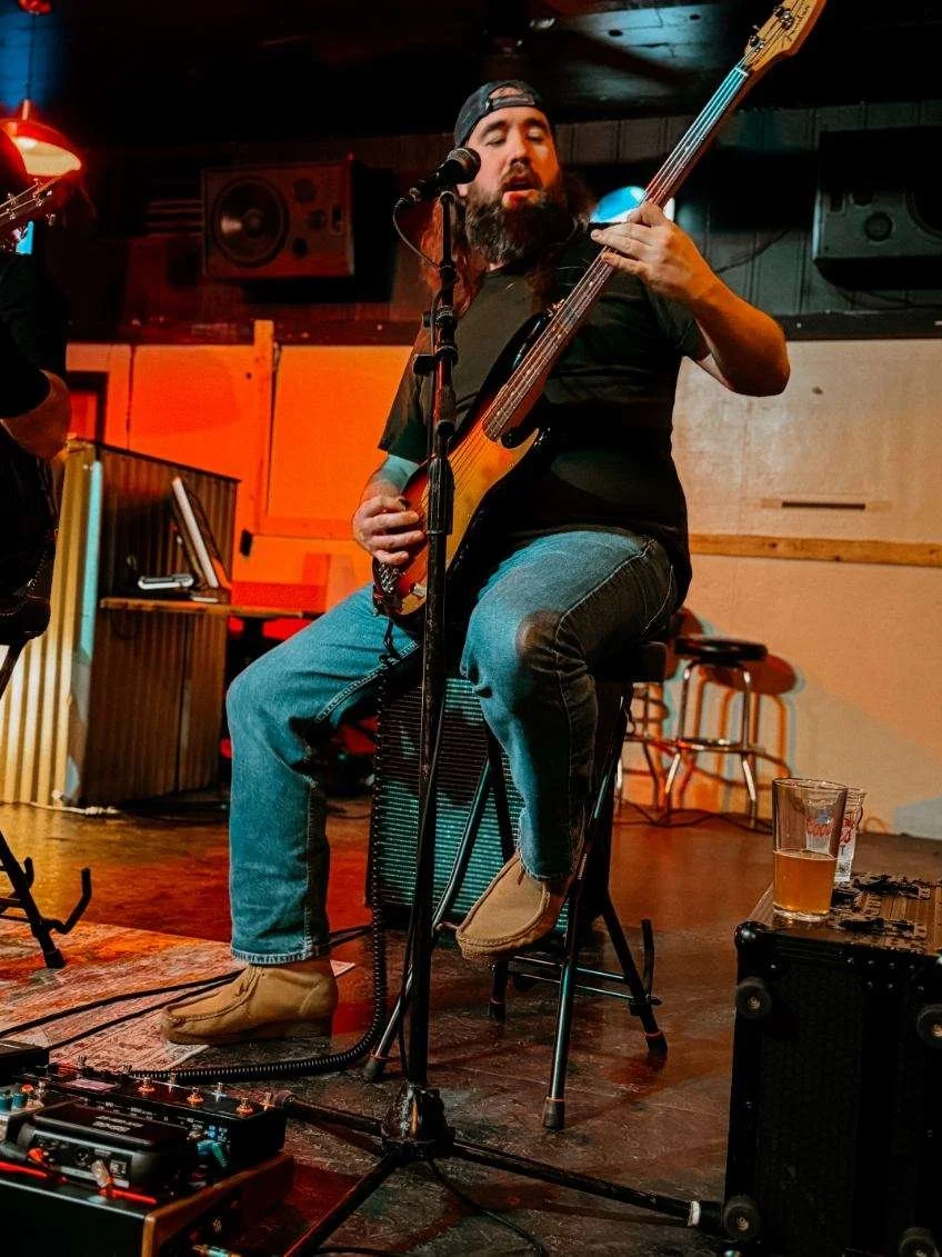 Musician Kyle performing with Dave Nudo Band