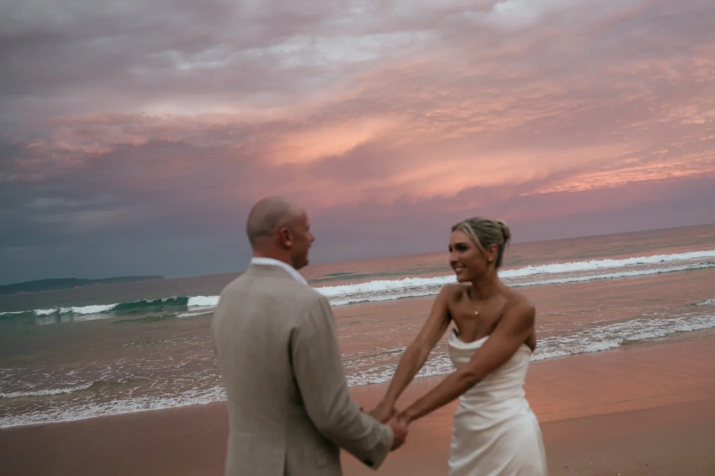 Lucy &amp; Justin | married where Lucy and I spent our summers as kids. It was magical 💛