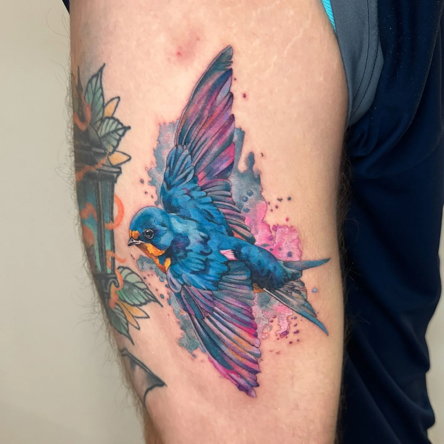 Brennan picked up this watercolor predrawn design! 
I had a blast working on this piece and would LOVE to do more like it!
Find me @studio.zuiver in Zeist, Netherlands starting in November!
@industryinksusa @ghosttattooco @bishoprotary  @lunartatt