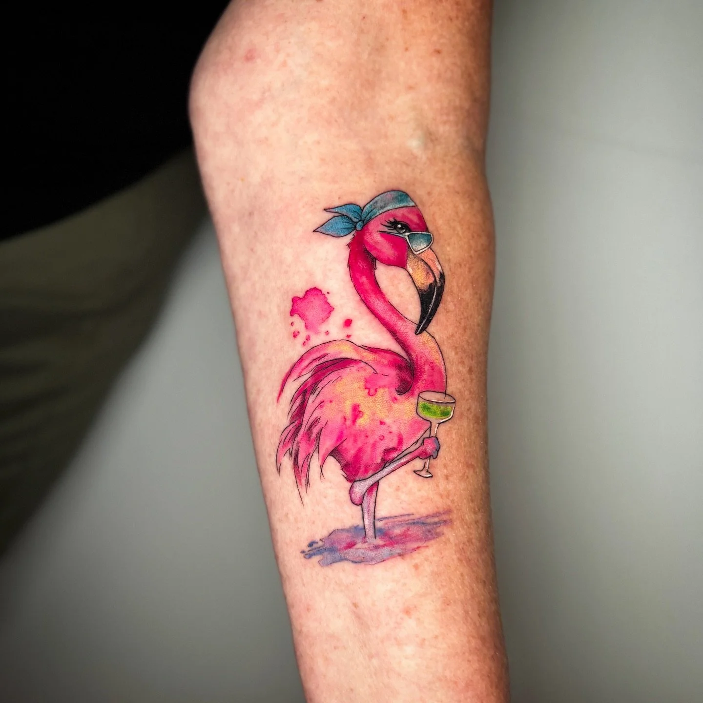 I had the most amazing time with Joanne creating this sassy little watercolor flamingo for her! 
And I would love to create more little animals in a similar style!! 
I have limited bookings available in September and October! Let’s make some