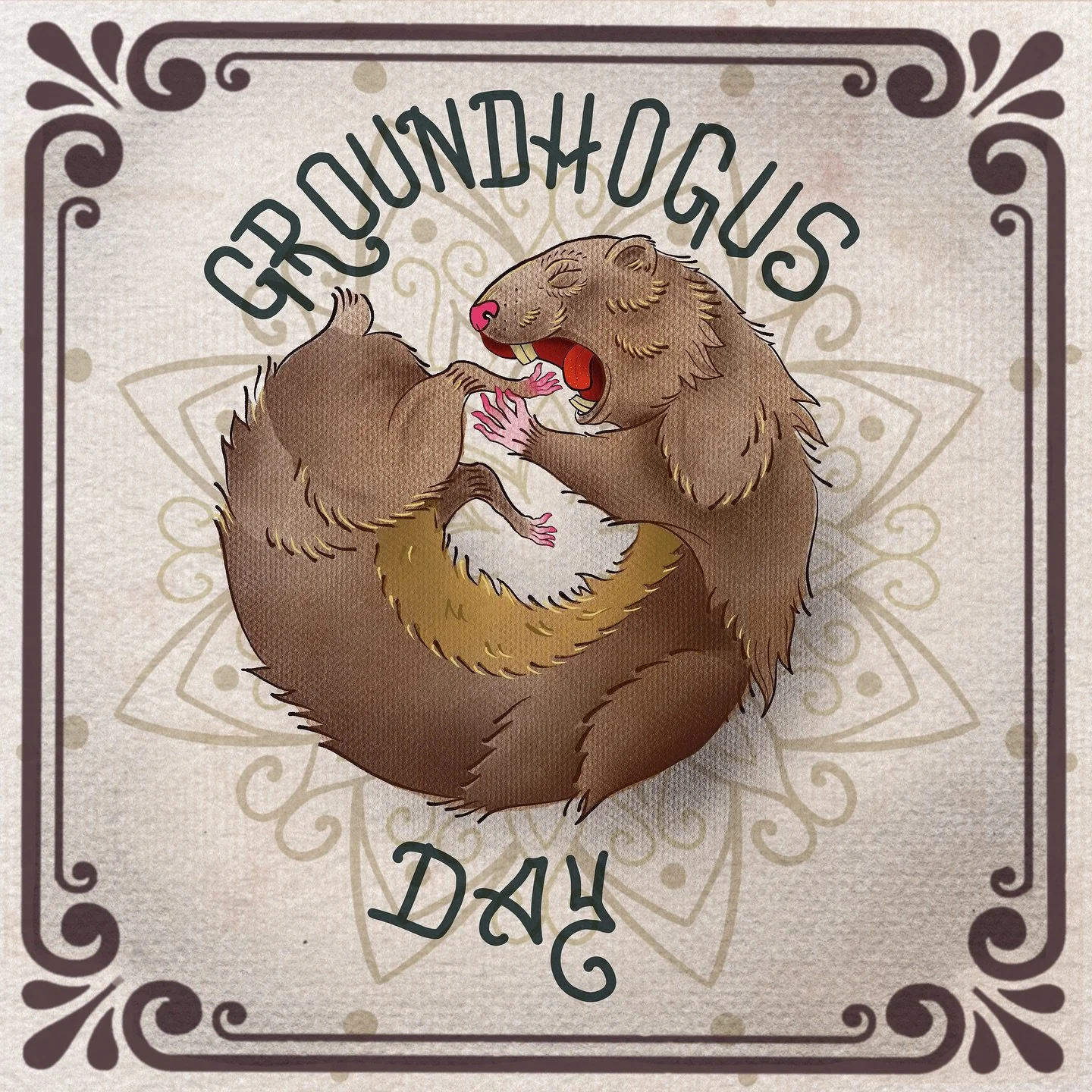 Every day is exactly the same? Looks like you&rsquo;ve found uroborus-groundhog or GROUNDHOGUS, and now you&rsquo;re in his loop. . . 
To get free you need to get a new tattoo, so hurry up and DM me to book your session📨
.
#amsterdamtattoo
#vldrtatt