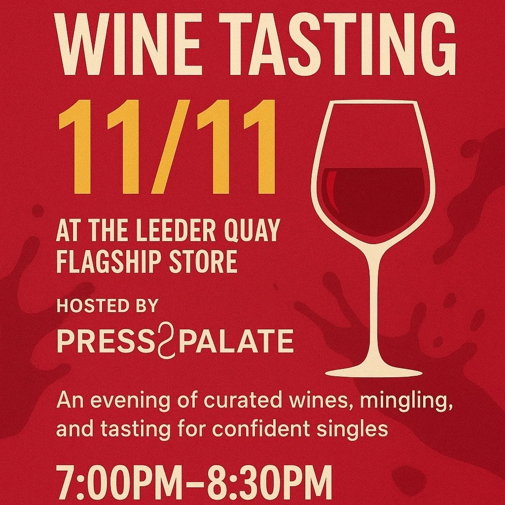 Single &amp; Celebrating: 11/11 Wine Tasting 

I decided to walk the talk and offer something special to celebrate 11/11!

This Singles&rsquo; Day, I will be hosting a fun and empowering wine tasting experience featuring six standout single varietal 