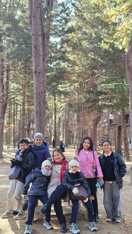 Exclusive family private tour on Nami Island, Seoul