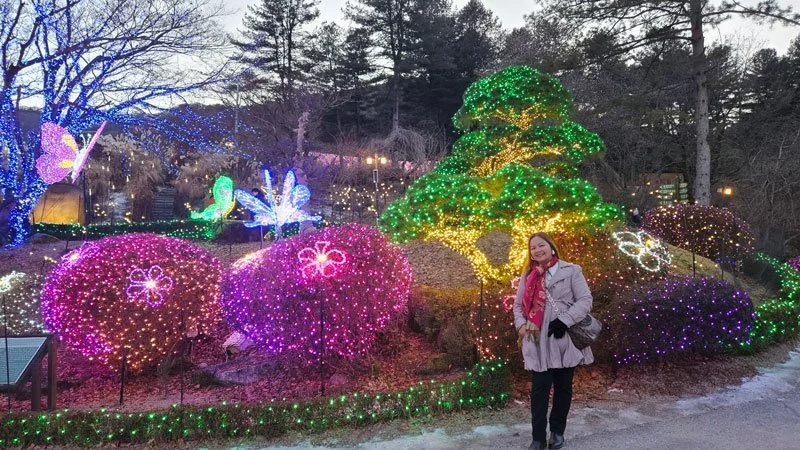 Private family experience at Achimgyo Arboretum, Korea for Filipino tourists