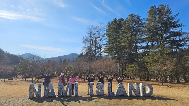 Exclusive private tour for families at Nami Island, Seoul