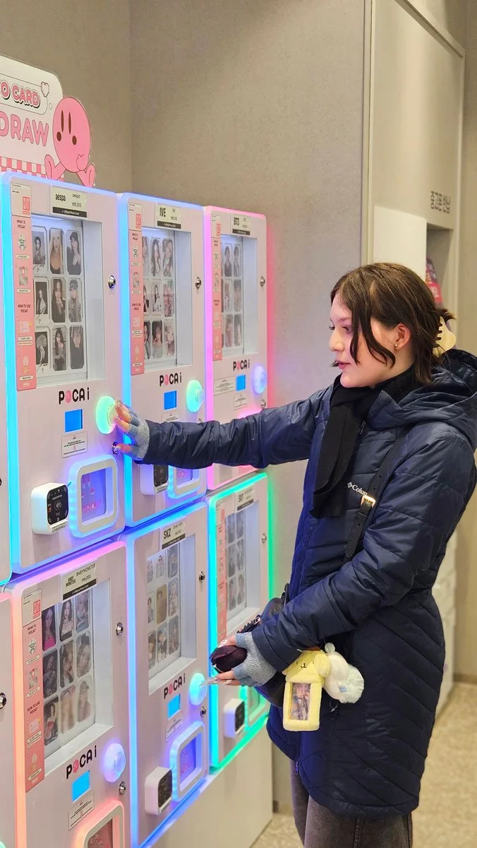 Mexico family exploring KWANGYA, an immersive cultural experience in Seoul.