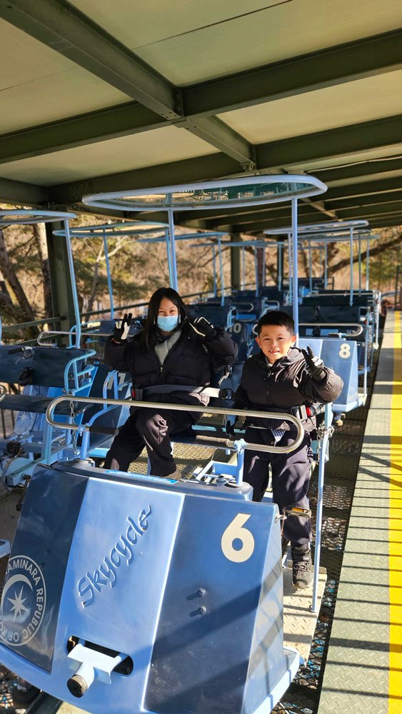 Singapore Malaysia family private trip to the picturesque Nami Island.