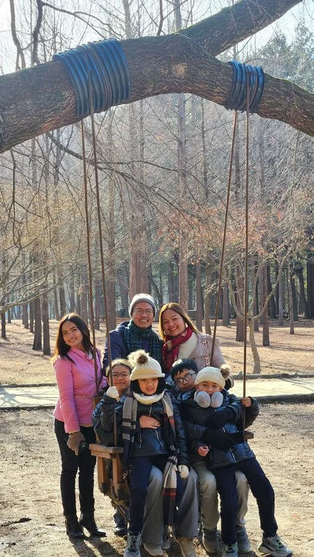 Family tour with a private guide on Nami Island, Seoul