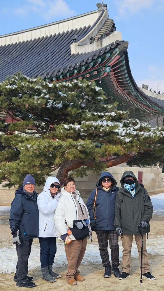 Changing of the guard ceremony at Gyeongbokgung Palace Seoul Korea