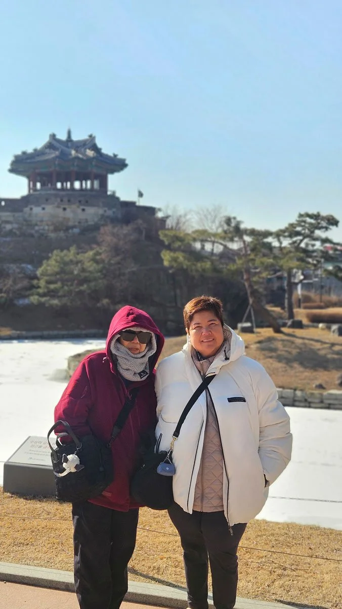 Historic Korean fortress architecture at Suwon Hwaseong Fortress