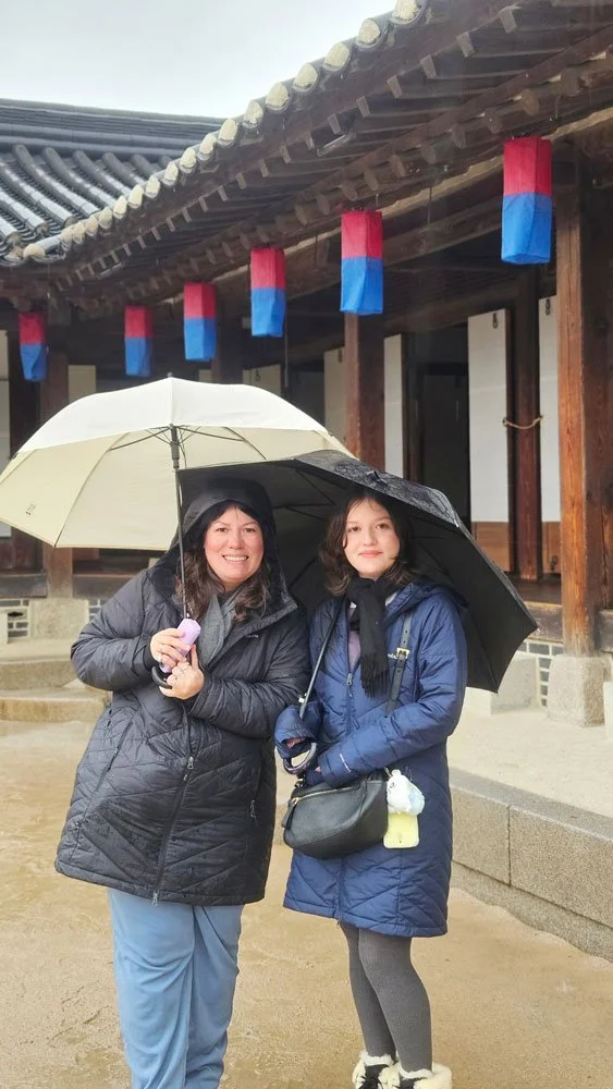 Mexico family private tour of traditional Hanok Village at Namsangol.