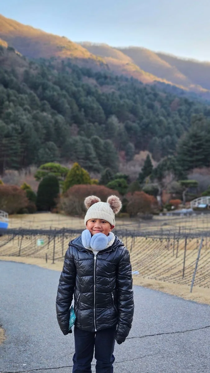 Exclusive family tour at Achimgyo Arboretum in South Korea