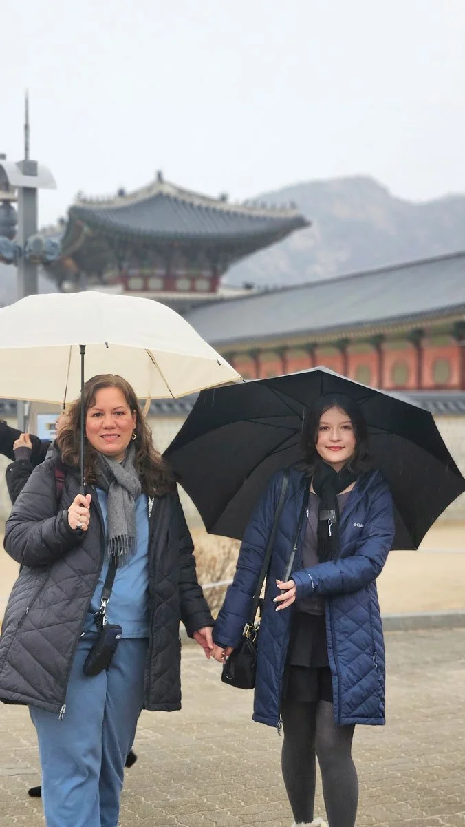 Private tour of Gyeongbokgung Palace for Mexico family travelers.