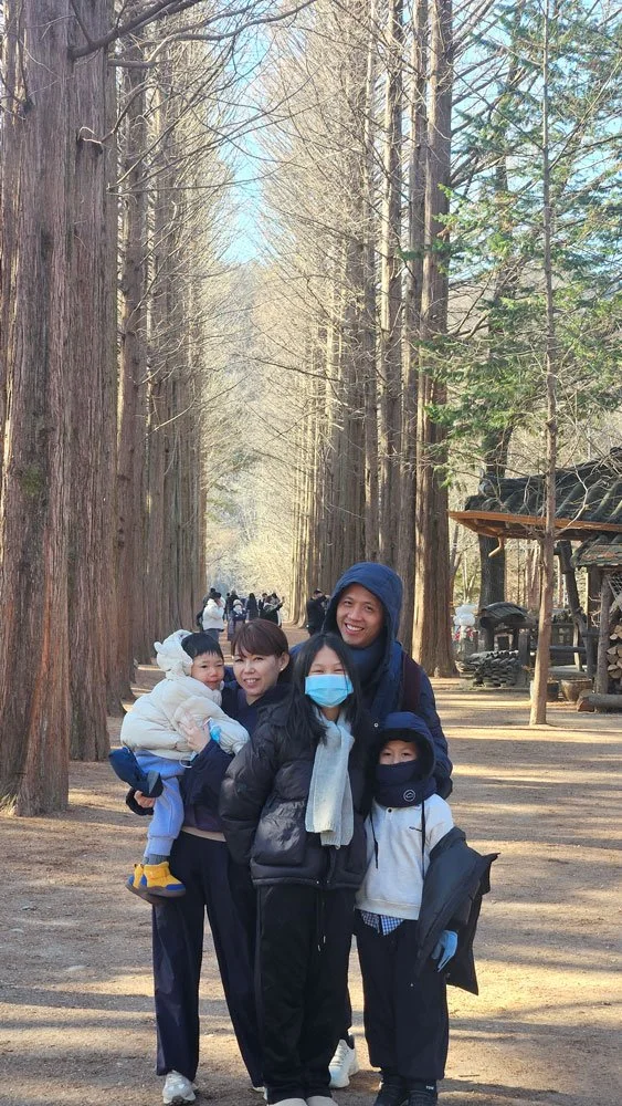 Singapore Malaysia family private tour experience at Nami Island.