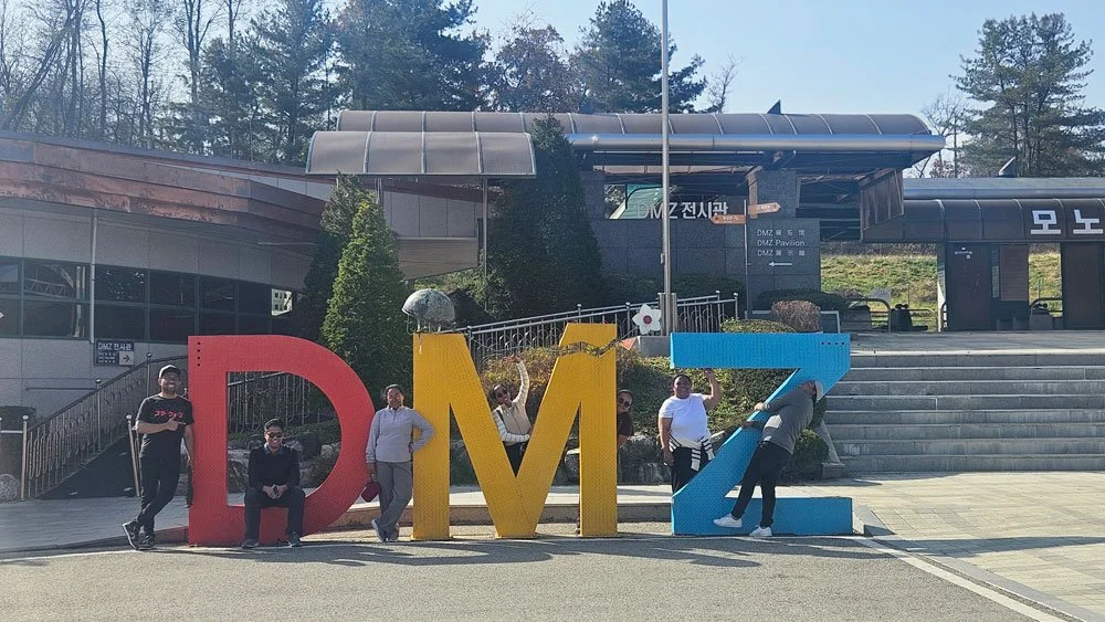 Private tour for Madagascar visitors at the Third Tunnel, underground corridors, military history site, realistic and detailed exploration image