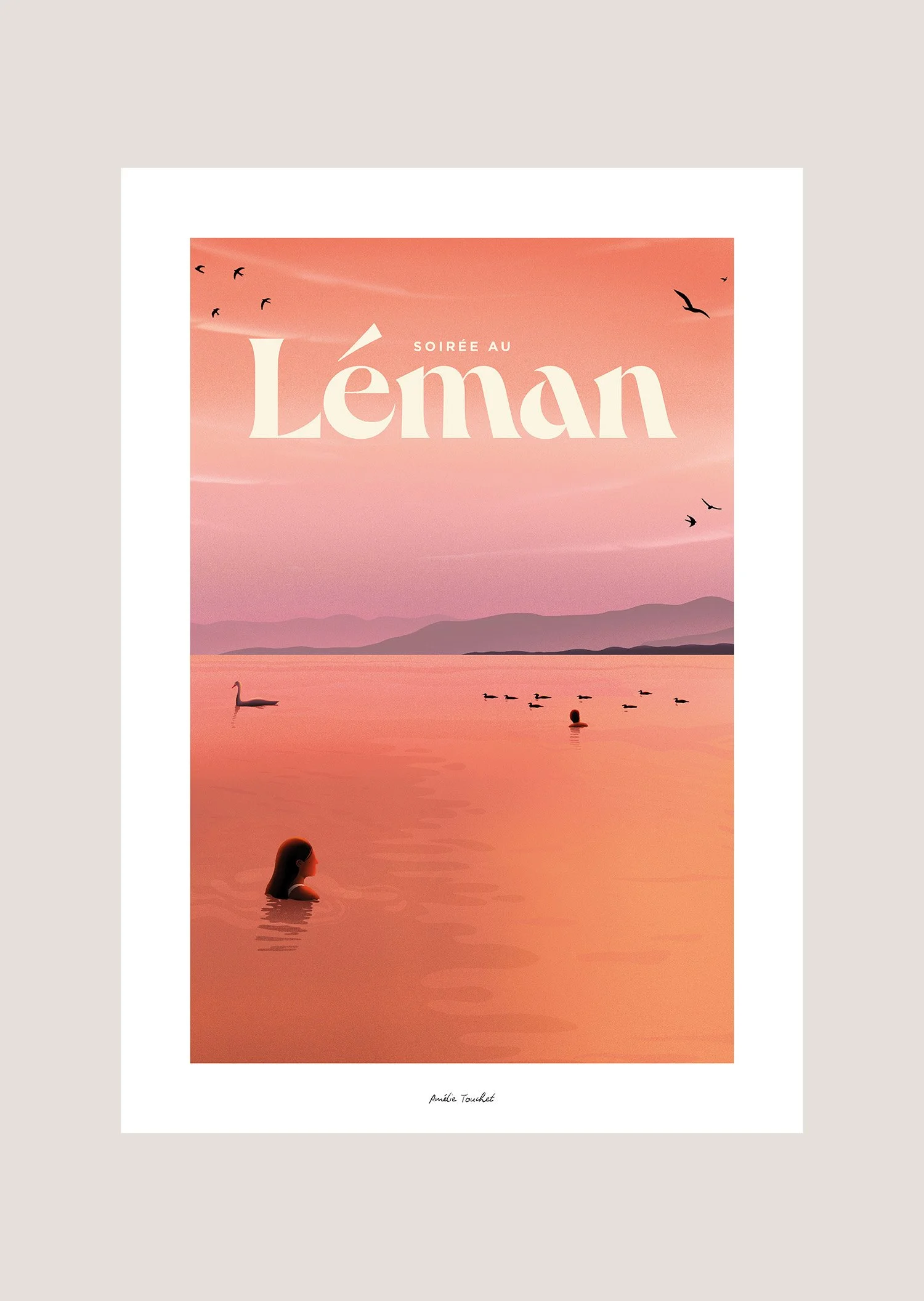 Soirée au Léman