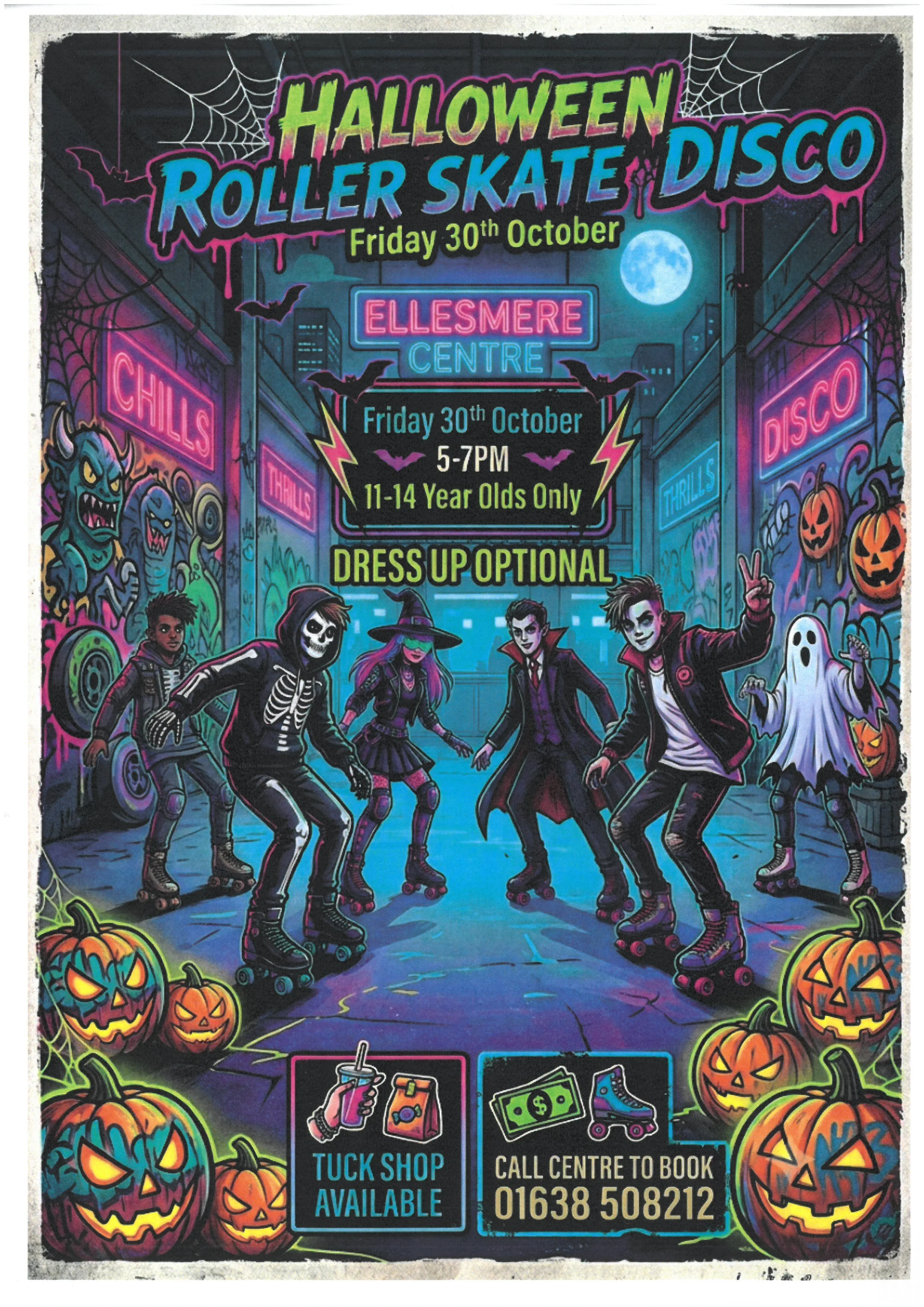 Halloween Roller Skating Disco