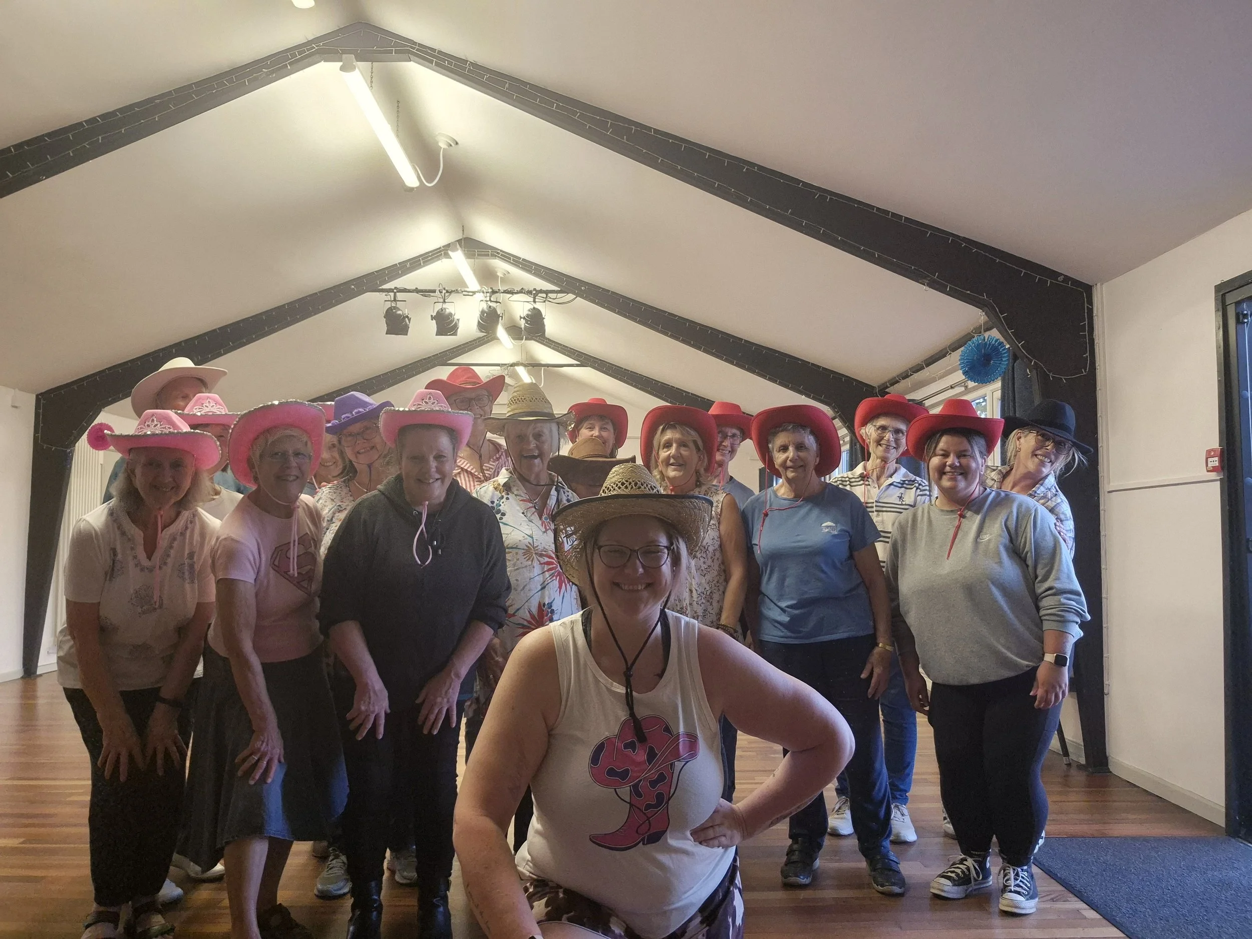 First Line Dancing Class A Success