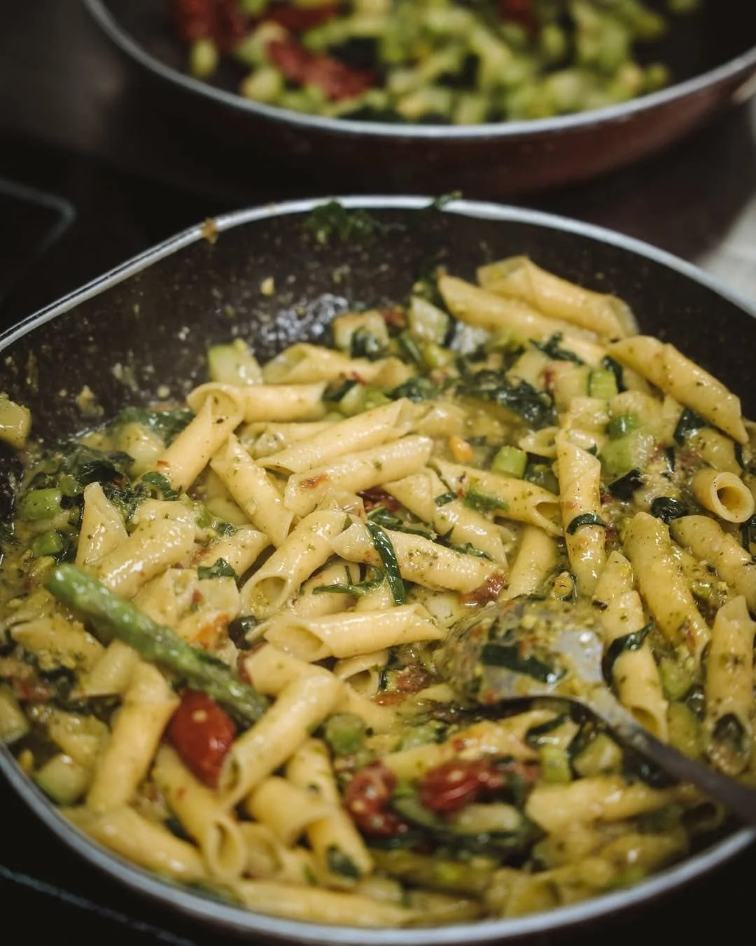 Garganelli amb burrata al perfum di Sorrento