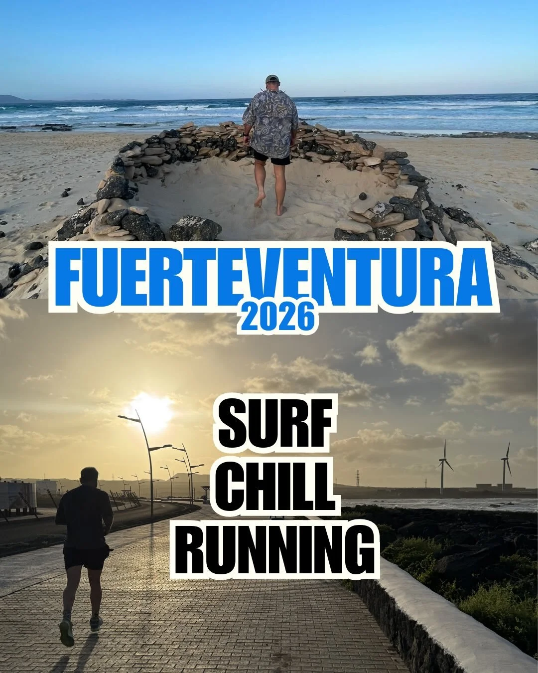 Vacances sportives &agrave; Fuerteventura pour recharger les batteries 🇮🇨 ☀️ 

Au planning, surf, running, crossfit et du repos 🧘&zwj;♀️ 
&Ccedil;a fait du bien de couper un peu et de revenir en pleine forme pour les prochaines semaines ! 

#vacan