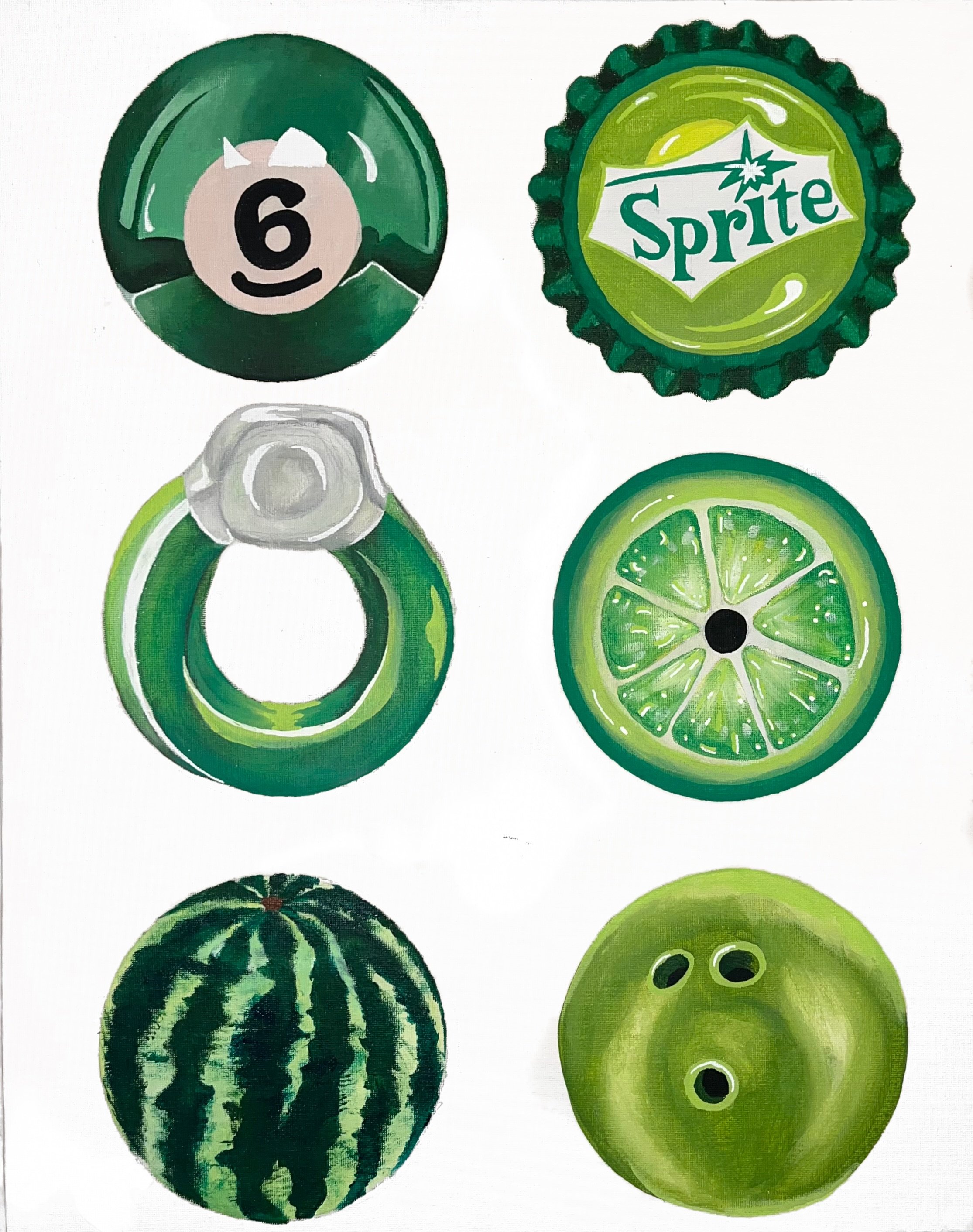 Starmix Proposal -Green Circle Print