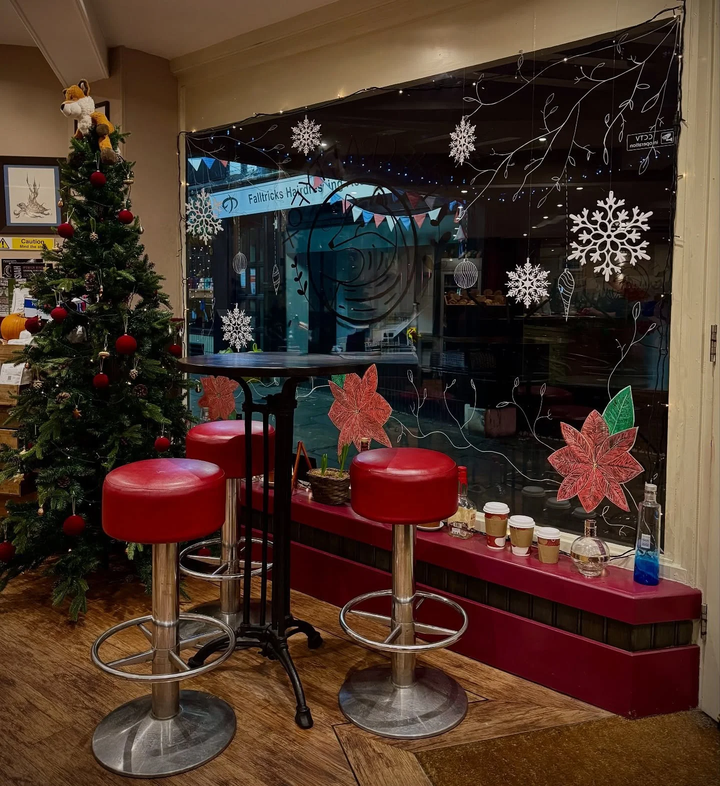 A cosy corner, a warm cup, maybe a nibble to eat; a winter evening done the Crafty Fox way. 🦊 

#WinterEvenings #FestiveVibes #CosySeason #WinterInIpswich #ChristmasInSuffolk