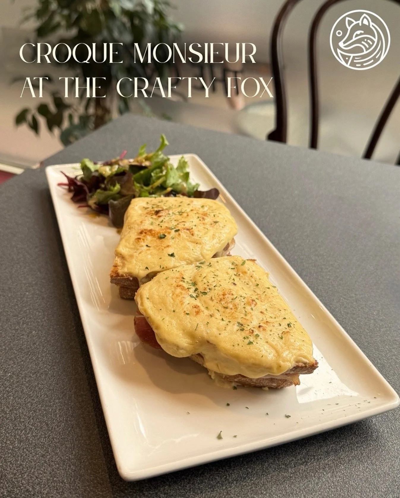 The Croque Monsieur, done properly.
Golden, indulgent, and just the right amount of Paris in Ipswich.

#ipswich #ipswichsuffolk #ipswichtown #suffolkfood #suffolkfoodie #frenchinspired #independentbusinessuk  #brunchideas #lunchgoals #cheeselovers #c