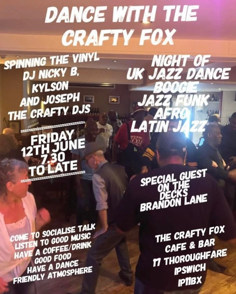 The tables move, the records spin, and suddenly it&rsquo;s not just a caf&eacute; bar anymore.

Join us for an evening of jazz dance, boogie, jazz funk, Afro and Latin sounds as DJ Nicky B, Kylson, Joseph and special guest Brandon Lane take over The 