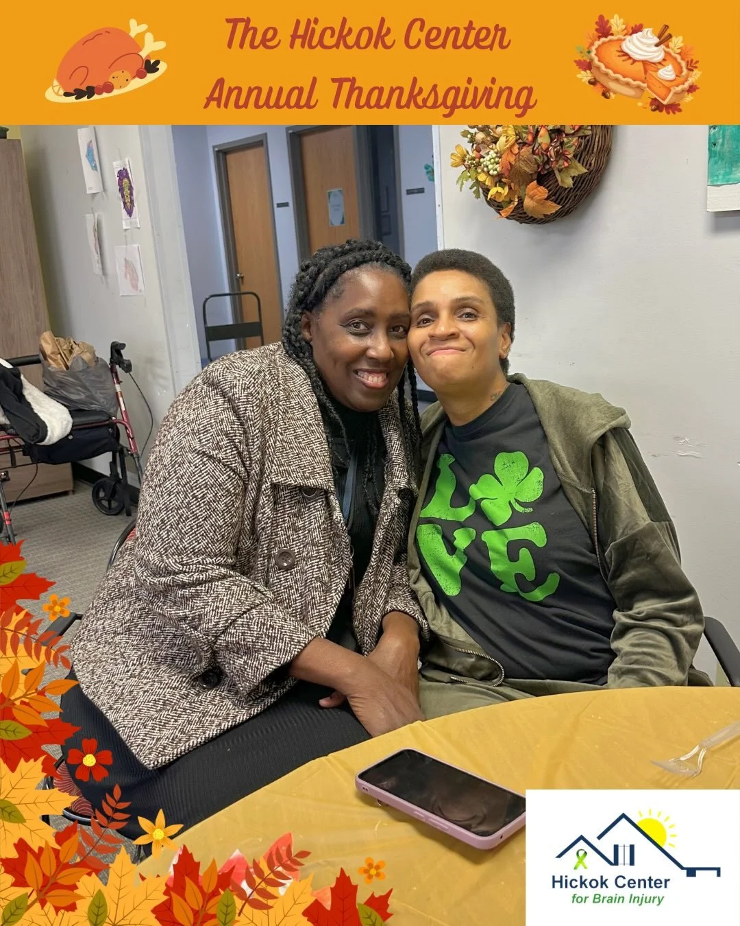 This past Saturday we hosted one of our favorite traditions, the Hickok Center Annual Thanksgiving Celebration 🦃🥧🤎

It was such a joy to come together and celebrate everything we&rsquo;re grateful for. Participants, family members, service coordin
