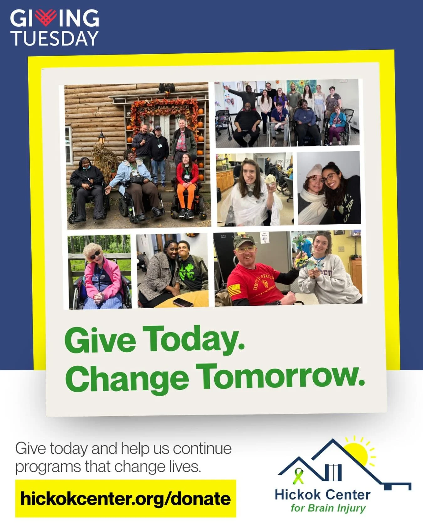 Every day at the Hickok Center, adults with brain injuries take steps toward greater independence. Through friendships, therapies, outings, and a community that truly understands them, our participants continue to grow in ways that matter. Your suppo