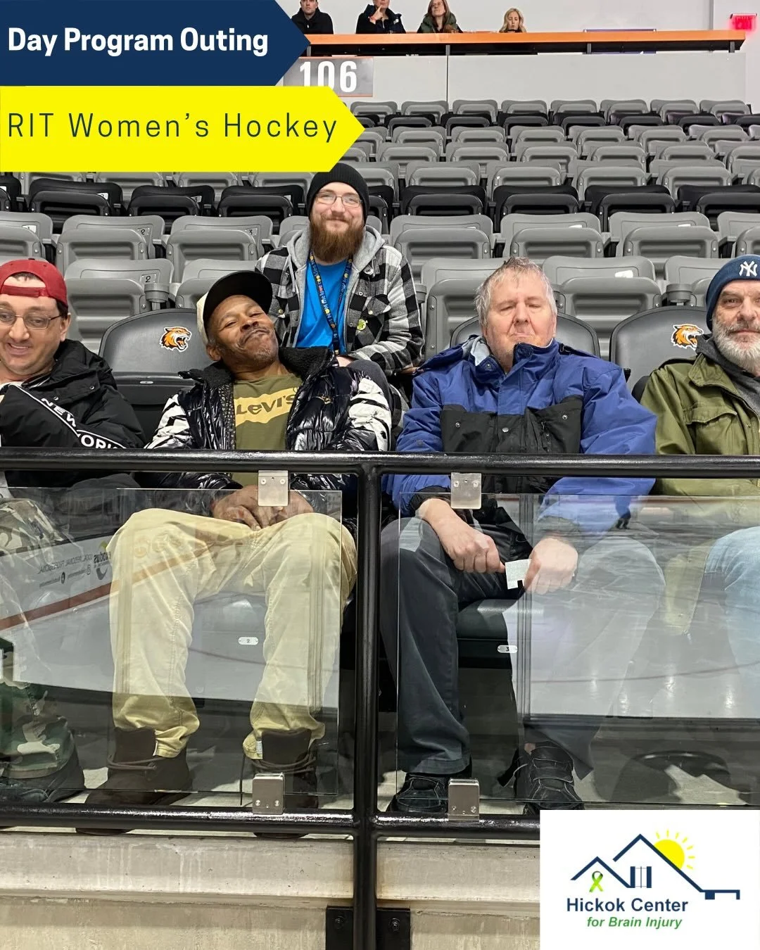 We ended last week on a high note when we headed over to the RIT arena to cheer on the RIT women&rsquo;s hockey team 🏒💙

Opportunities like this give our participants a chance to connect, get out in the community, and enjoy fun experiences together
