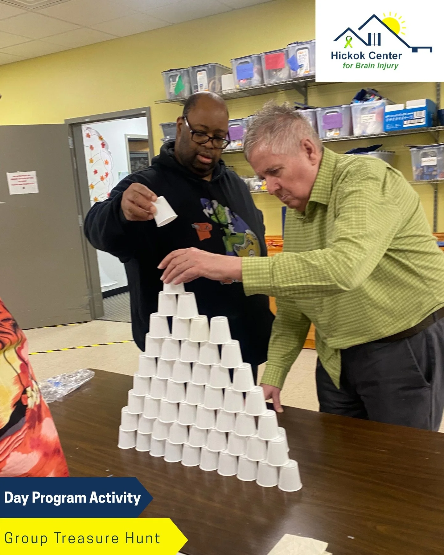 One of our awesome lead DSP&rsquo;s Michael crafted a treasure hunt for participants in evening program last week! The adventure included a hand drawn map of the center with creatively renamed locations, secret messages revealed through problem solvi