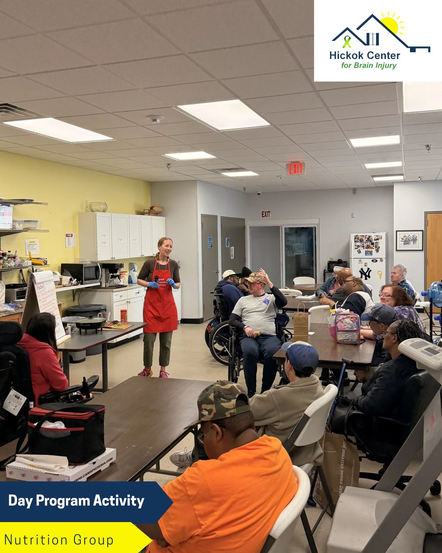 🥔 🥬 🍲 In this month&rsquo;s nutrition group, registered dietitian Alyssa from @ccecornell came in to demonstrate how to make a nourishing potato and kale smash topped with parmesan! Participants followed along step by step, learning as they went a