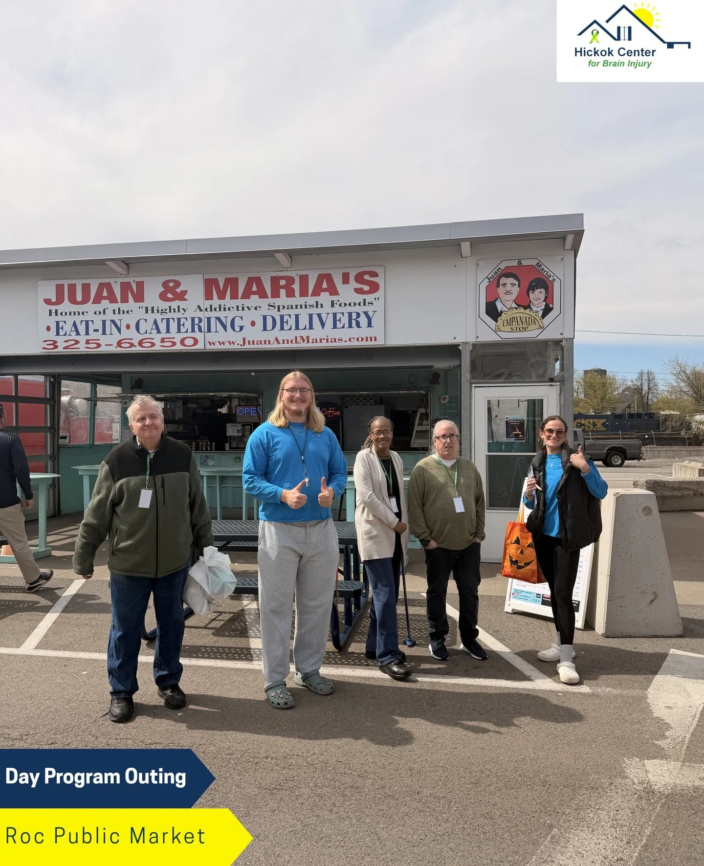 A beautiful day well spent at the public market enjoying Spanish foods, picking out fresh veggies, and being together in the beautiful weather! 💙💚💛

Outings like this offer so much for individuals with brain injuries! Experiences in the community 