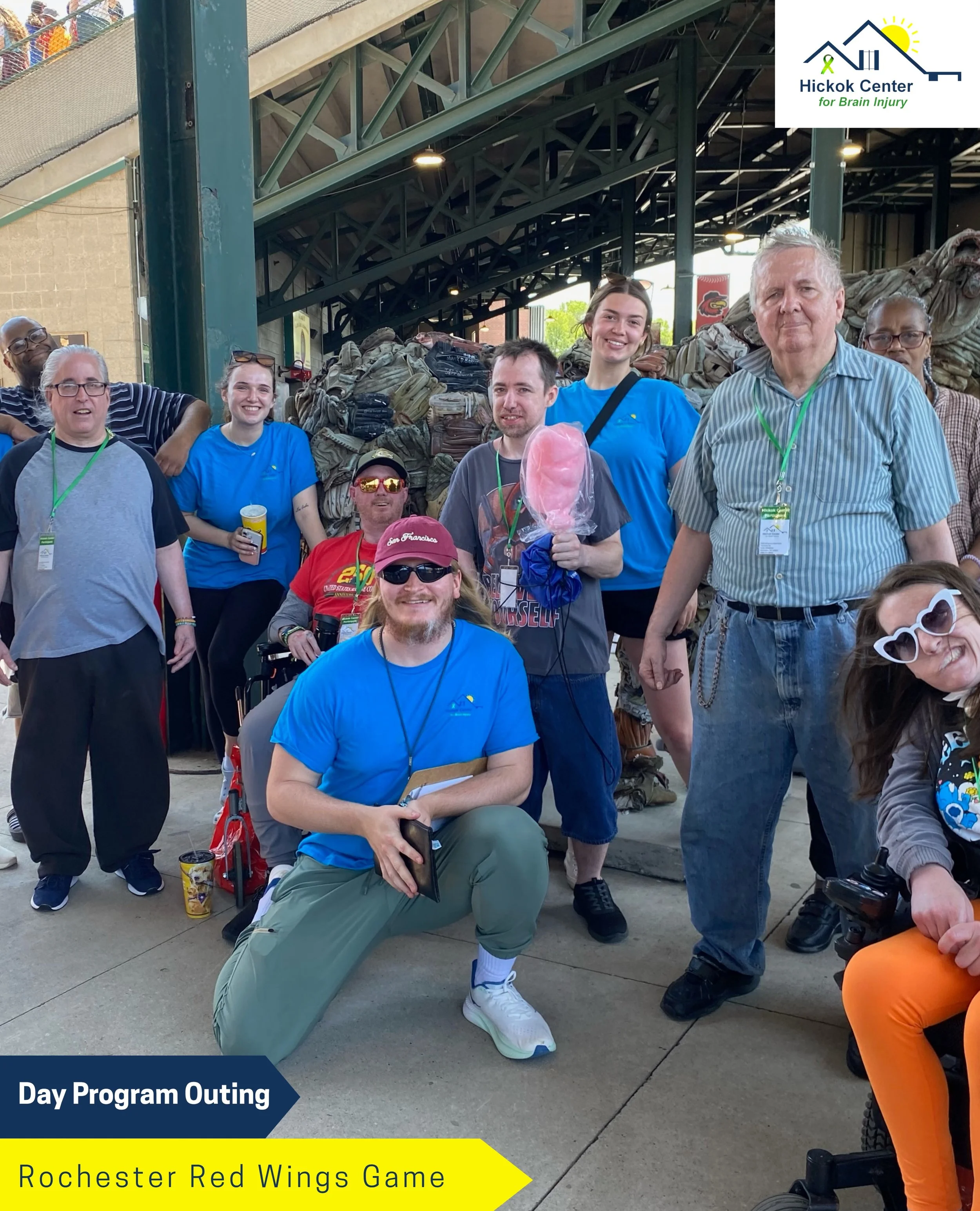 Last week a group of participants headed out to a Rochester Red Wings game for a fun afternoon of baseball! ⚾️💙

Outings like these help brain injury survivors build social connections, confidence, communication skills, and independence while enjoyi