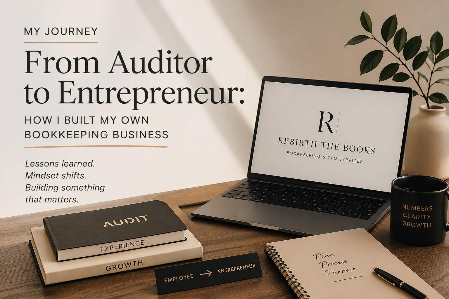 From Auditor to Entrepreneur: Building My Bookkeeping Business