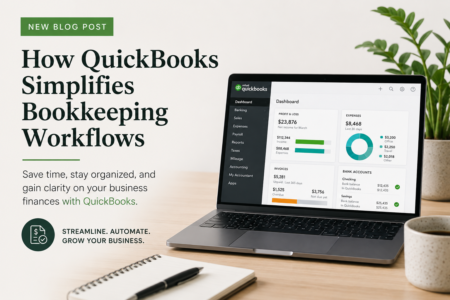 How QuickBooks Simplifies Bookkeeping Workflows