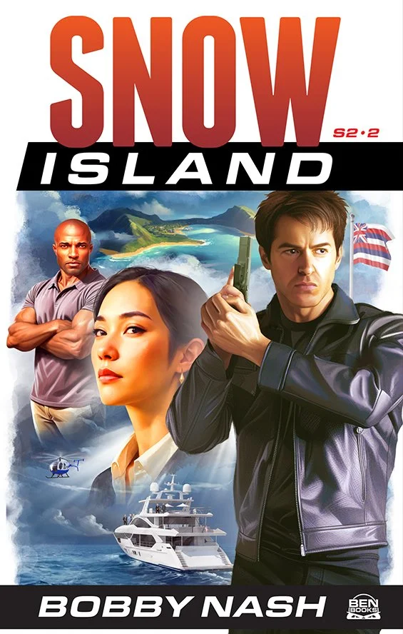 SNOW Island Cover Illustration and Graphic Design