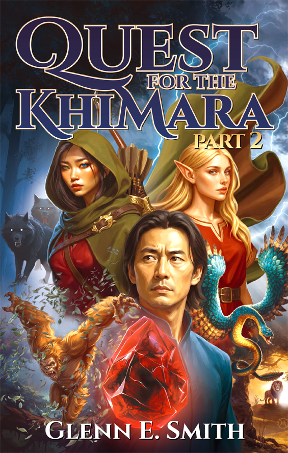 "Quest for the KhiMara - Part 2" Cover Illustration and Graphic Design