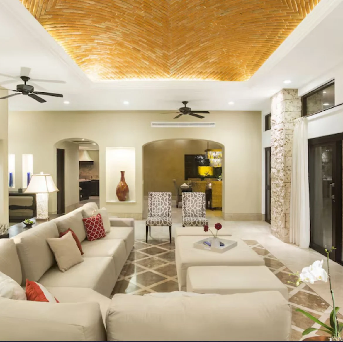 One of many living spaces