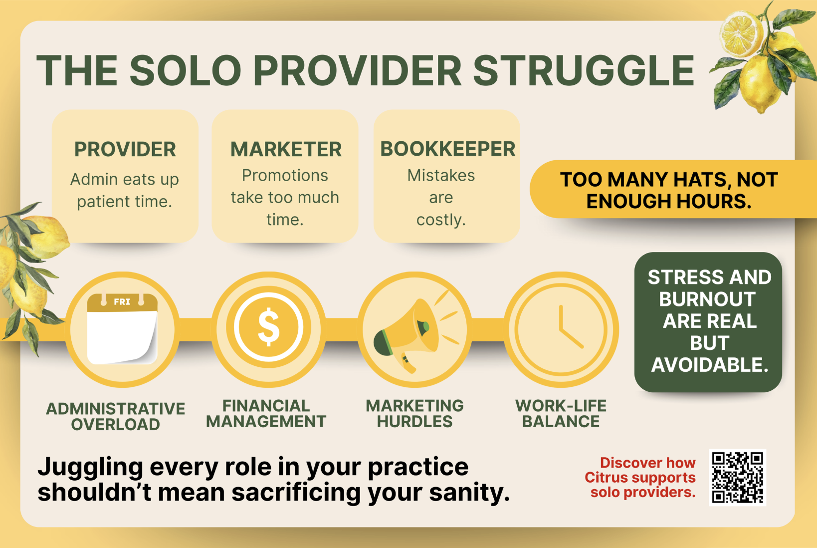 Why Solo Providers Deserve More Support&nbsp;(And How Citrus is Delivering It)