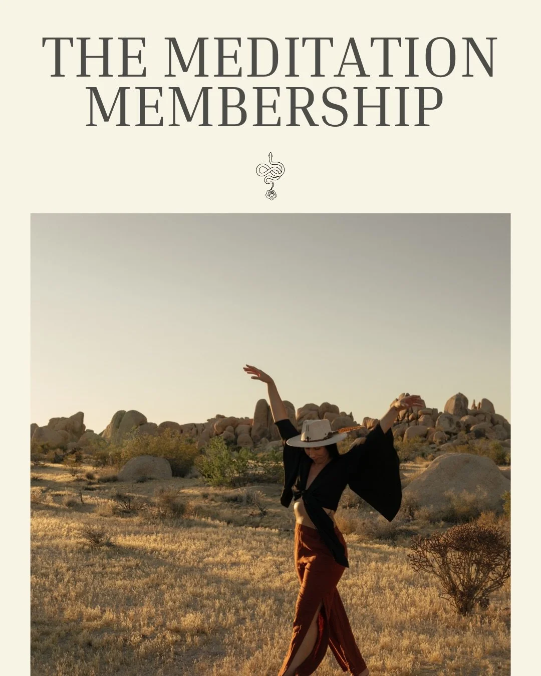 The Meditation Membership is live! ✨
Born from my lived experience as a (mostly) daily meditator for the past 12 years, I&rsquo;m finally ready to share this unique practice with others. 

My vision for this offering was guided by the 10 years I spen