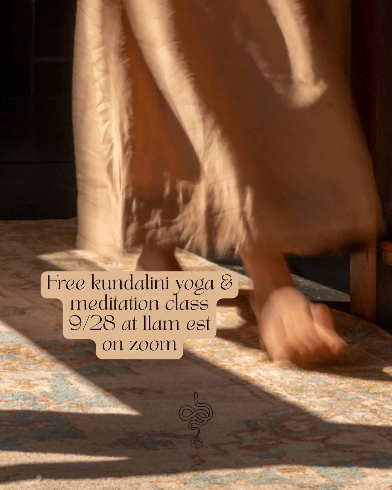 You&rsquo;re invited! 💌 to a FREE kundalini yoga class!
Tell your friends to join, too. Sign up with the link in my bi0

Monday 9/28 at 11am et