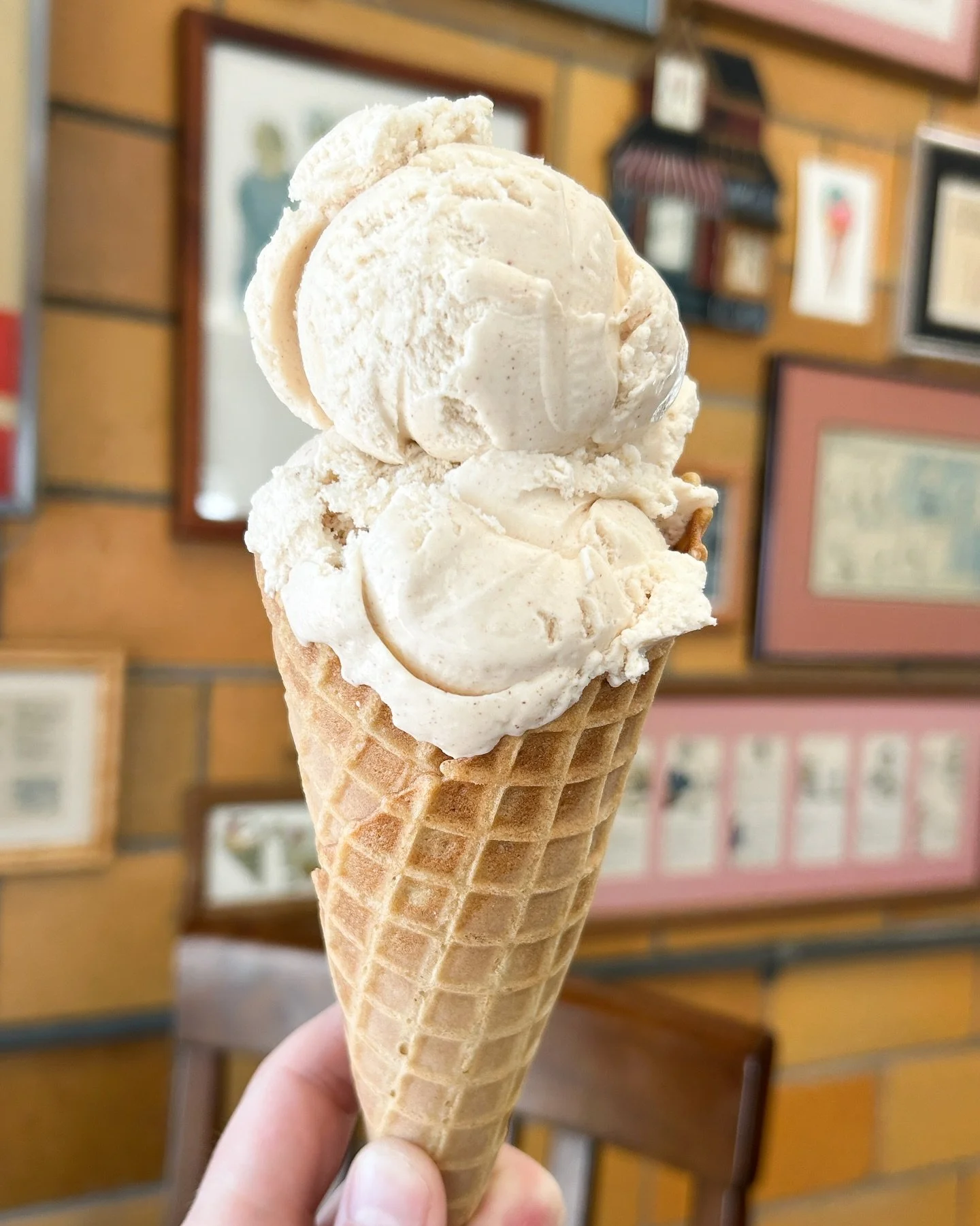 You asked and we listened! We made a batch of Cinnamon ice cream for the fall season! although 1/2 gallon supply will be limited.