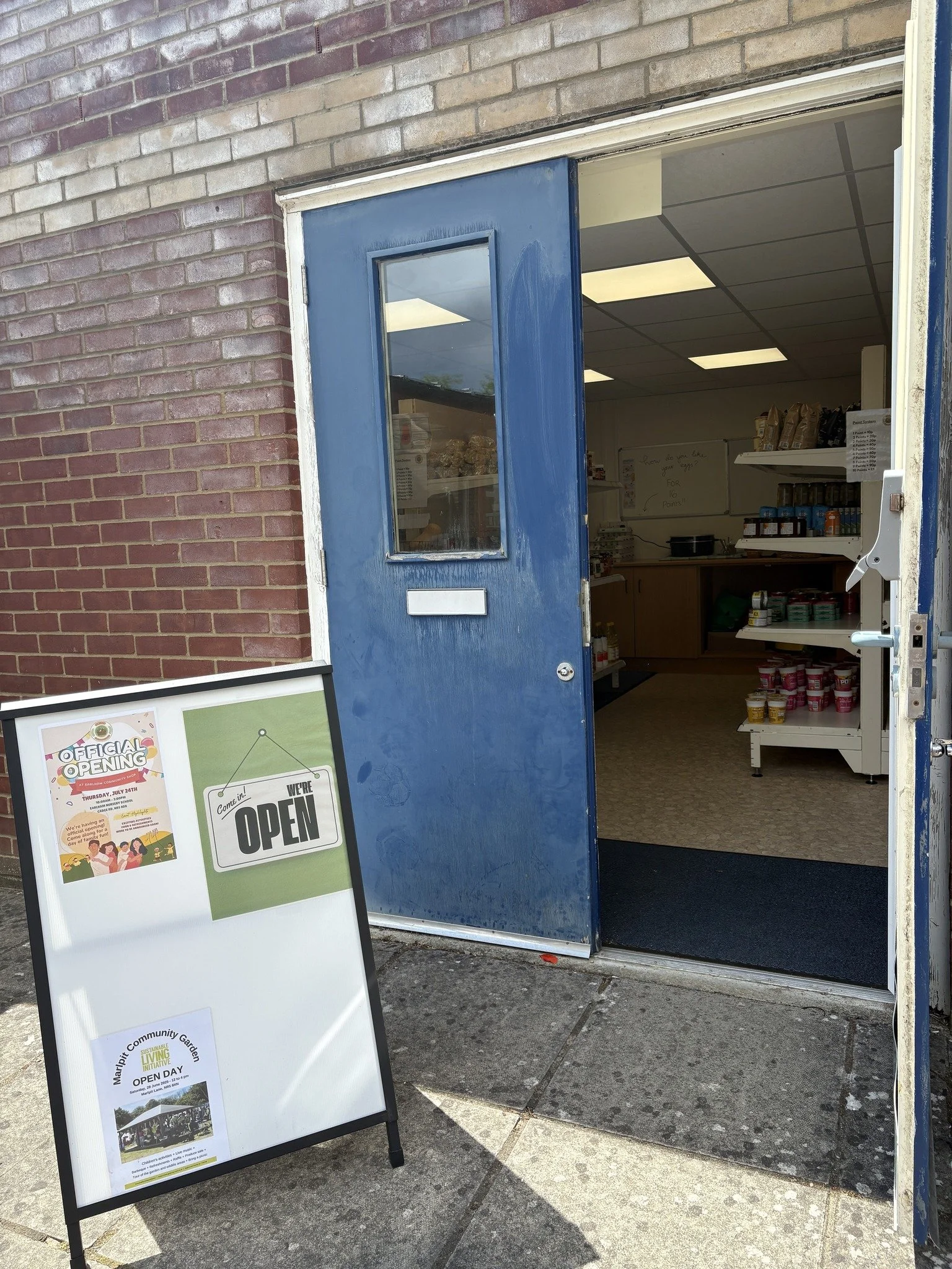 An Earlham Community Shop Reminder