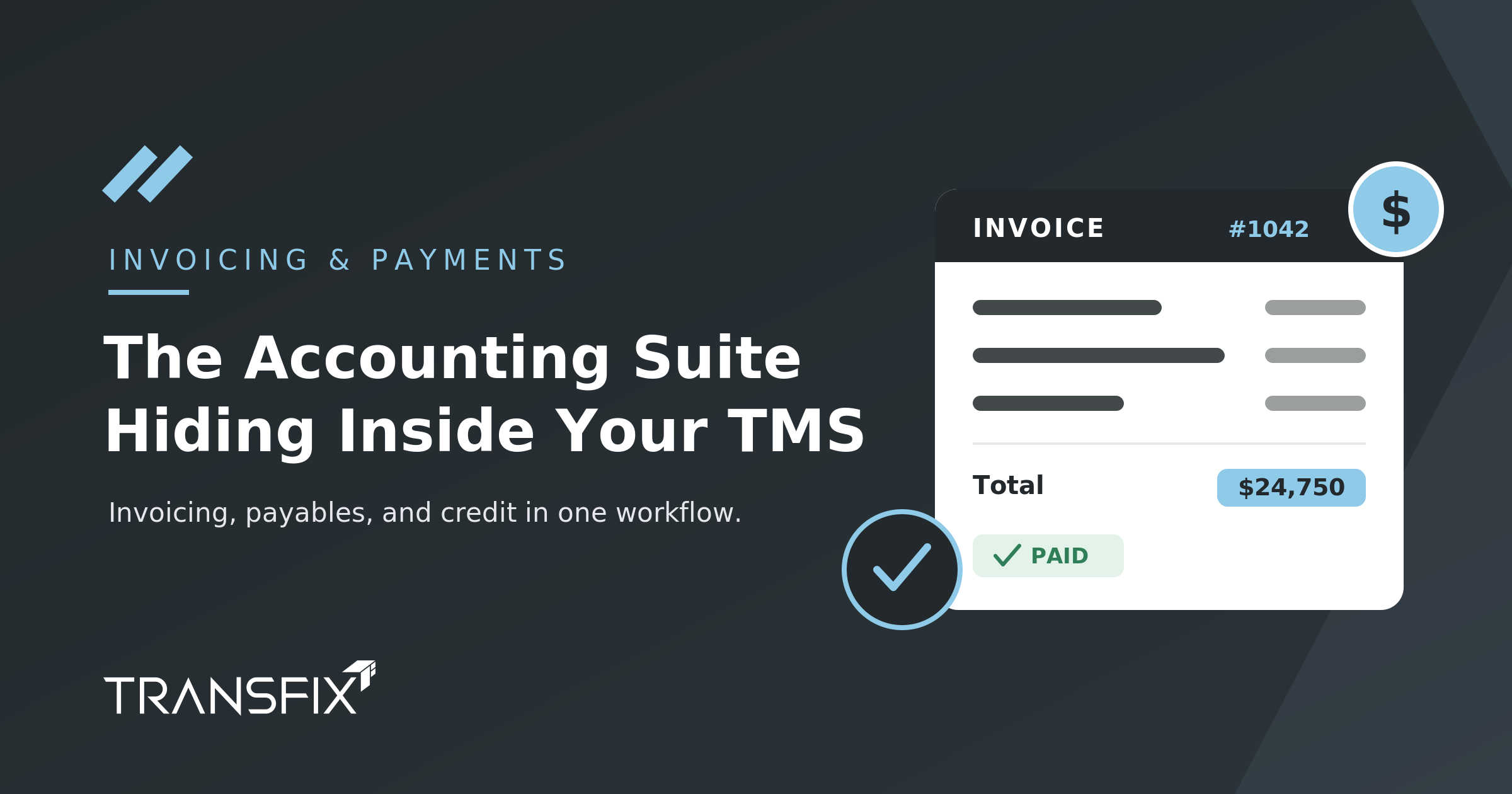 The Accounting Suite Hiding Inside Your TMS