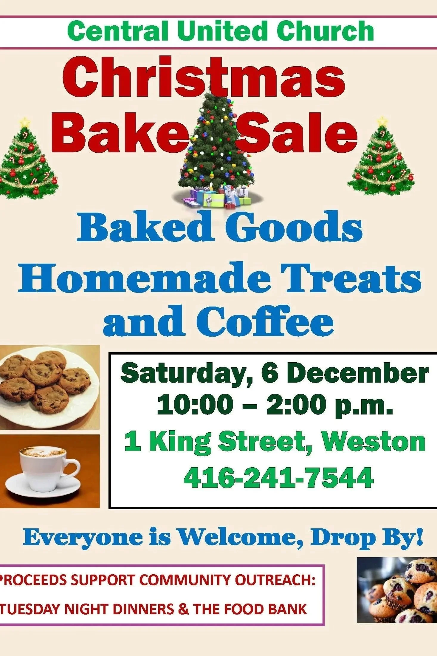 Central United Church Bake Sale