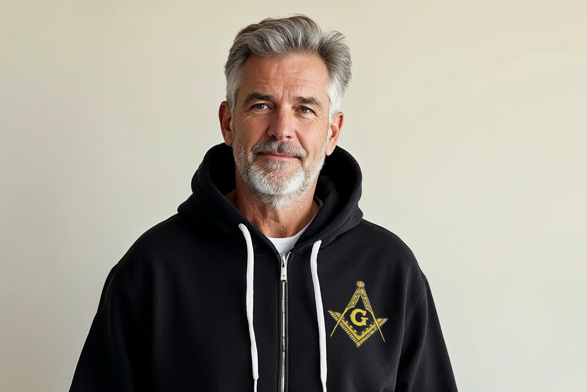 Men's Masonic Square & Compass Hoodie